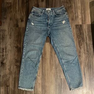 We the Free slight Distressed Blue Jeans